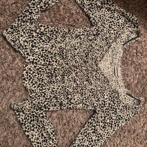 urban outfitters leopard print shirt